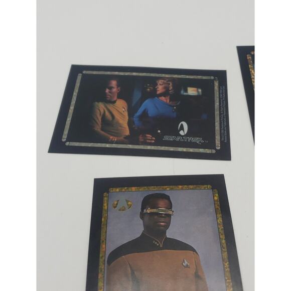 1996 90s STAR TREK LOT OF 10 VENDING MACHINE STICKER PRISM PICARD SPACESHIP - Picture 6 of 10